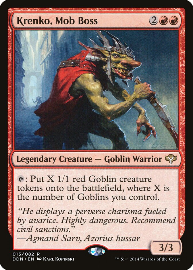 Krenko, Chefe da Turba / Krenko, Mob Boss - Magic: The Gathering - MoxLand
