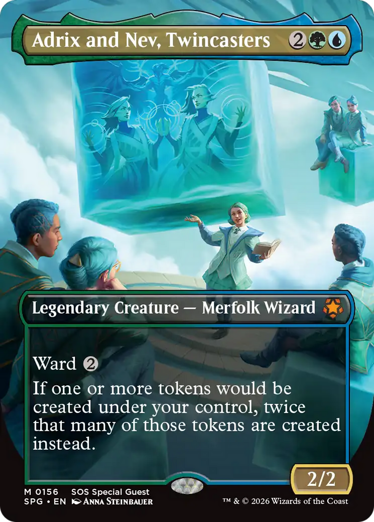 Adrix e Nev, Conjuradores Gêmeos / Adrix and Nev, Twincasters - Magic: The Gathering - MoxLand