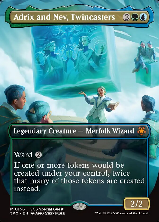 Adrix e Nev, Conjuradores Gêmeos / Adrix and Nev, Twincasters - Magic: The Gathering - MoxLand