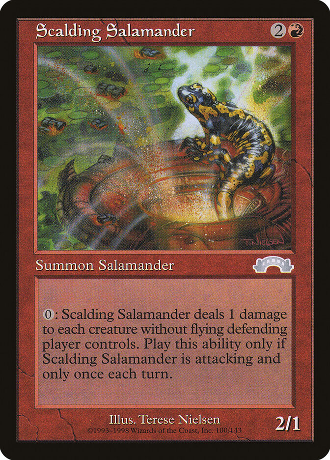 Salamandra Escaldante / Scalding Salamander - Magic: The Gathering - MoxLand