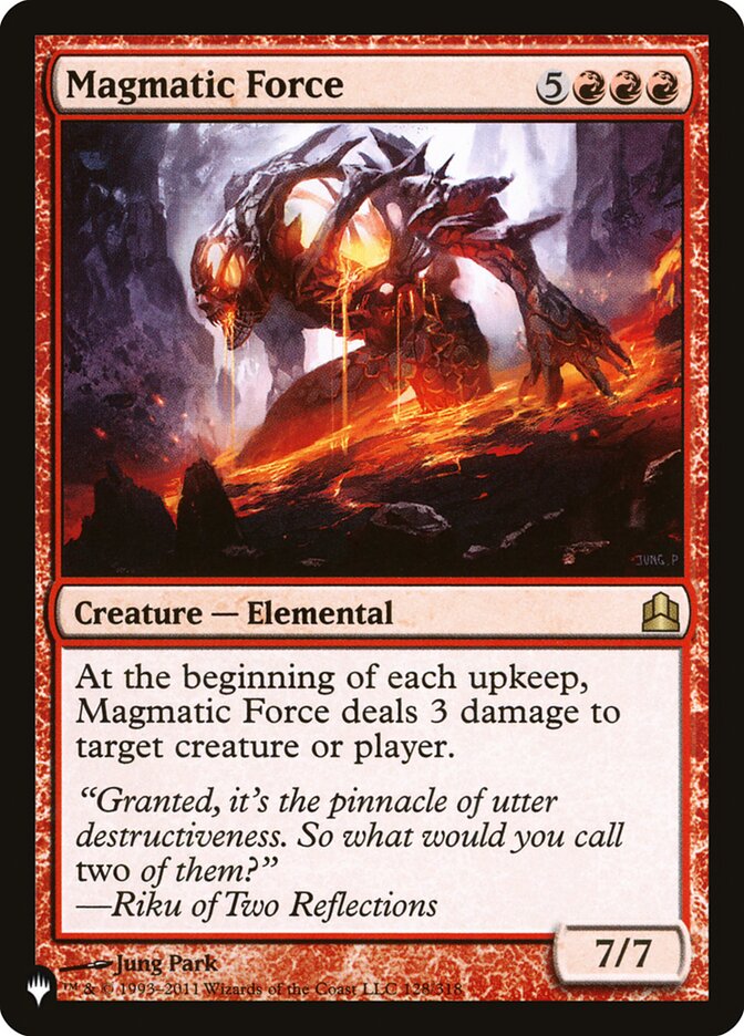 Magmatic Force - Magic: The Gathering - MoxLand