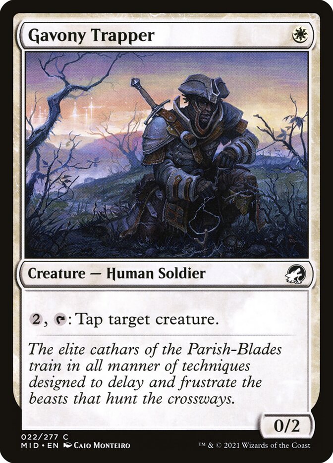 Armadilheiro de Gavony / Gavony Trapper - Magic: The Gathering - MoxLand