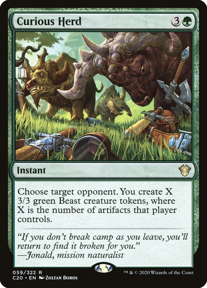 Rebanho Curioso / Curious Herd - Magic: The Gathering - MoxLand