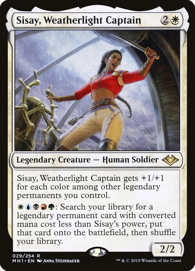 Sisay, Capitã do Bons Ventos / Sisay, Weatherlight Captain - Magic: The Gathering - MoxLand