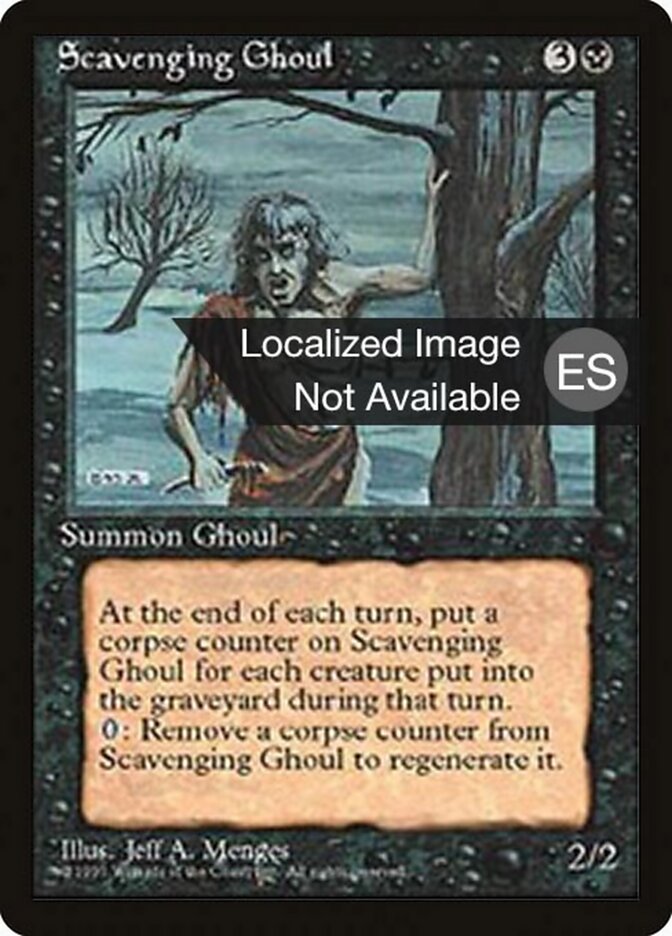 Carniçal Necrófago / Scavenging Ghoul - Magic: The Gathering - MoxLand