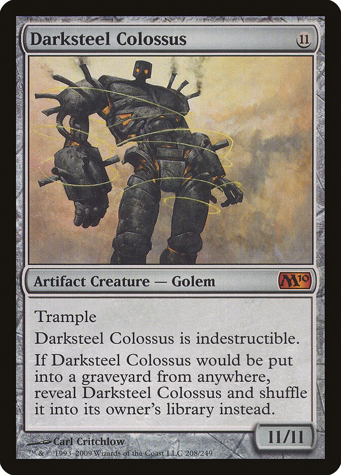 Colosso de Aço Negro / Darksteel Colossus - Magic: The Gathering - MoxLand