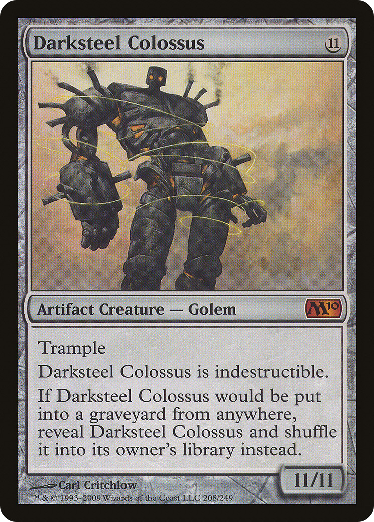 Colosso de Aço Negro / Darksteel Colossus - Magic: The Gathering - MoxLand