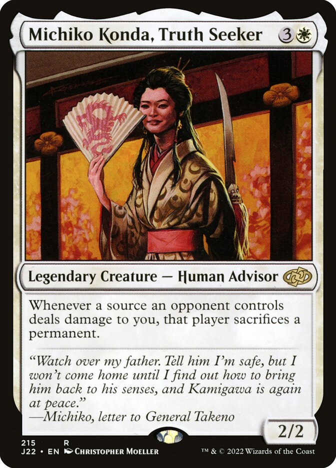 Michiko Konda, a Busca-Verdade / Michiko Konda, Truth Seeker - Magic: The Gathering - MoxLand