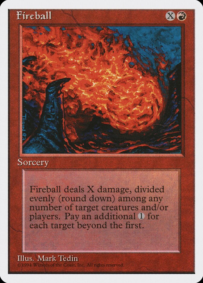 Bola de Fogo / Fireball - Magic: The Gathering - MoxLand