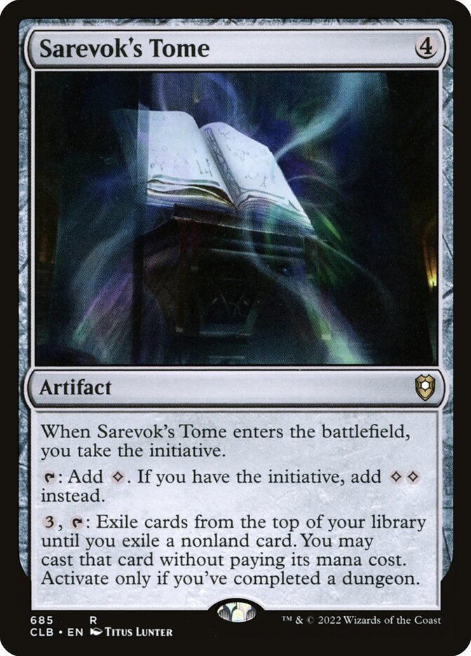 Tomo de Sarevok / Sarevok's Tome - Magic: The Gathering - MoxLand