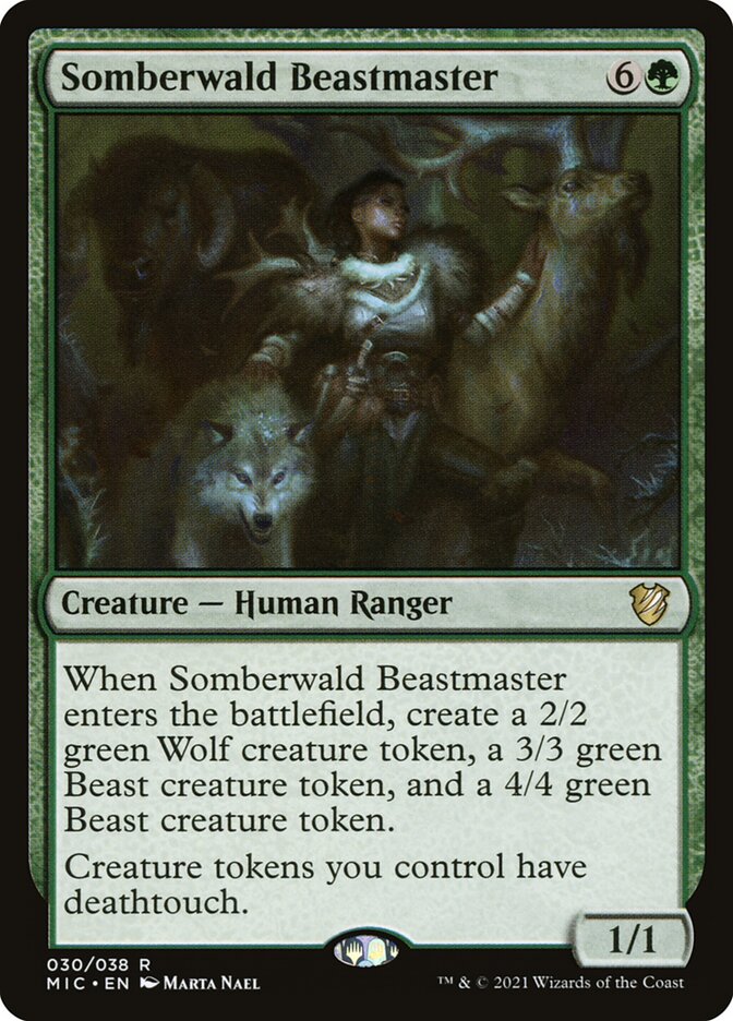 Mestre das Feras de Somberwald / Somberwald Beastmaster - Magic: The Gathering - MoxLand