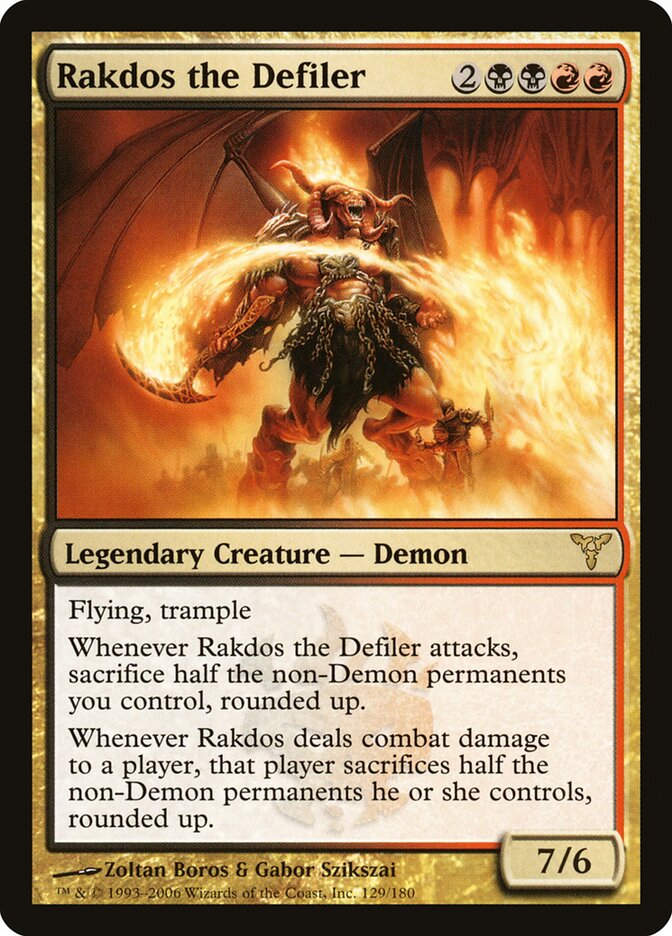 Rakdos, o Profanador / Rakdos the Defiler - Magic: The Gathering - MoxLand
