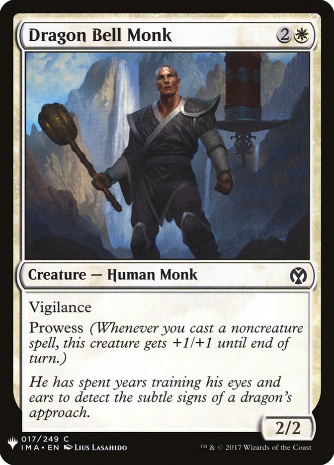 Monge do Sino do Dragão / Dragon Bell Monk - Magic: The Gathering - MoxLand
