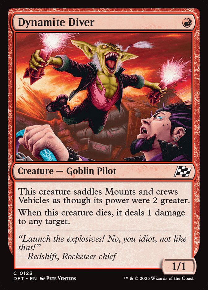 Saltador Dinamitador / Dynamite Diver - Magic: The Gathering - MoxLand