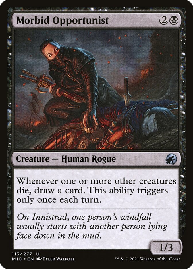 Oportunista Mórbida / Morbid Opportunist - Magic: The Gathering - MoxLand