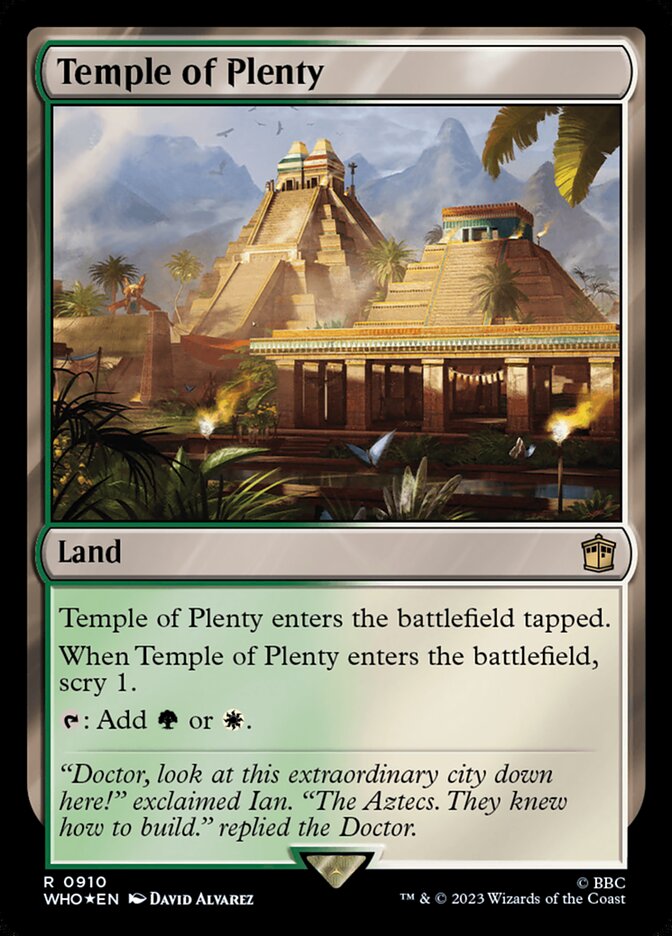 Templo da Fartura / Temple of Plenty - Magic: The Gathering - MoxLand