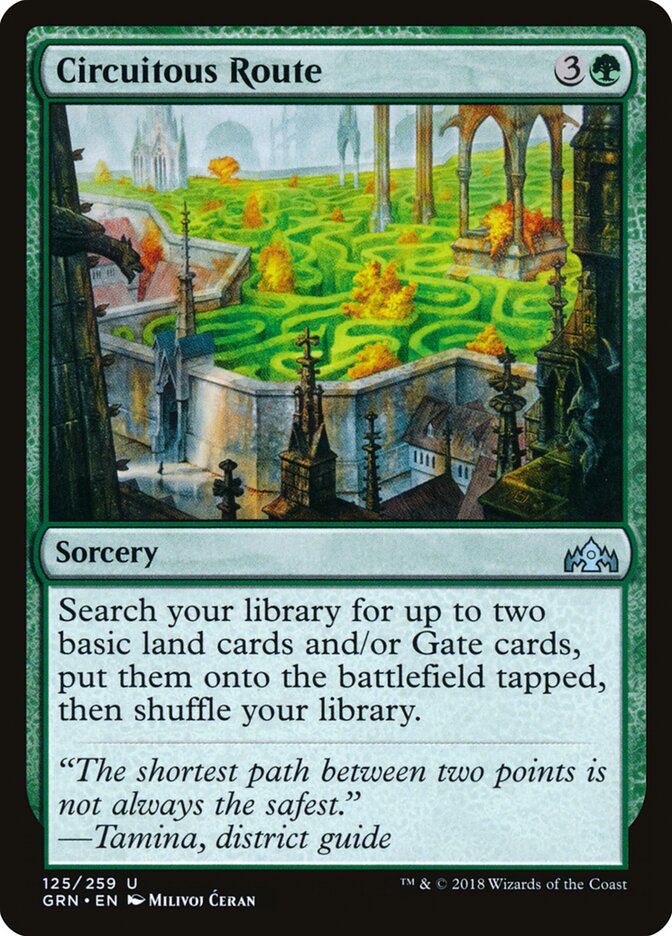 Rota do Circuito / Circuitous Route - Magic: The Gathering - MoxLand