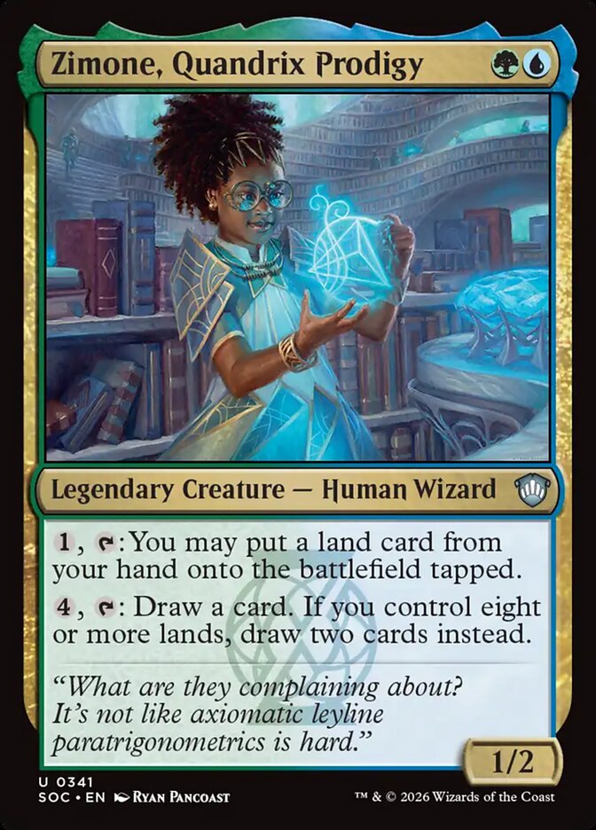 Zimone, Prodígio de Quandrix / Zimone, Quandrix Prodigy - Magic: The Gathering - MoxLand