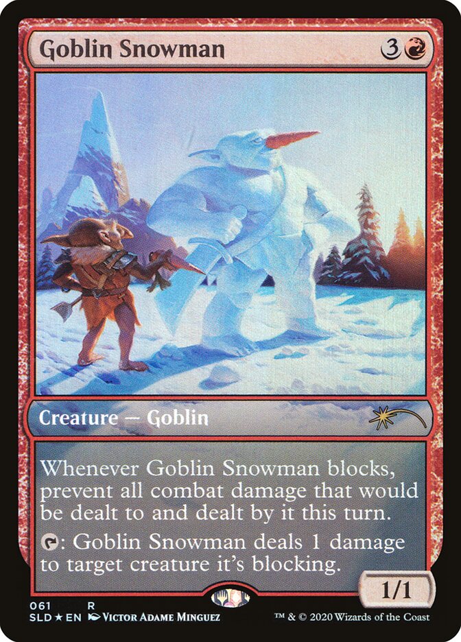 Boneco de Neve dos Goblins / Goblin Snowman - Magic: The Gathering - MoxLand