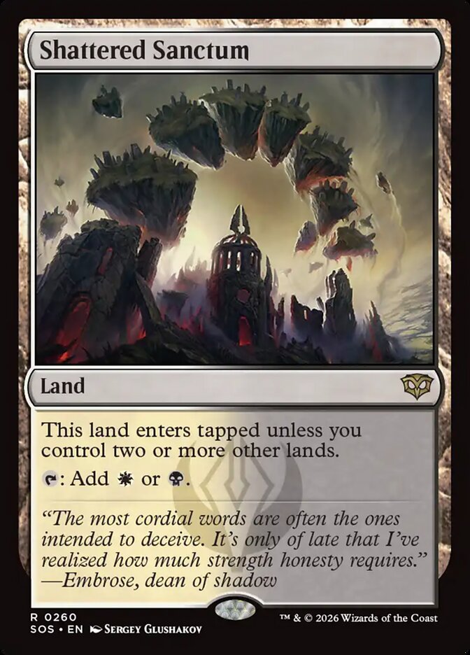 Santuário Despedaçado / Shattered Sanctum - Magic: The Gathering - MoxLand