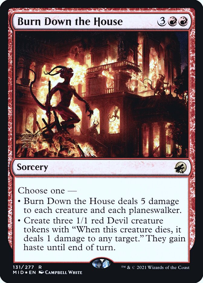Incendiar a Casa / Burn Down the House - Magic: The Gathering - MoxLand