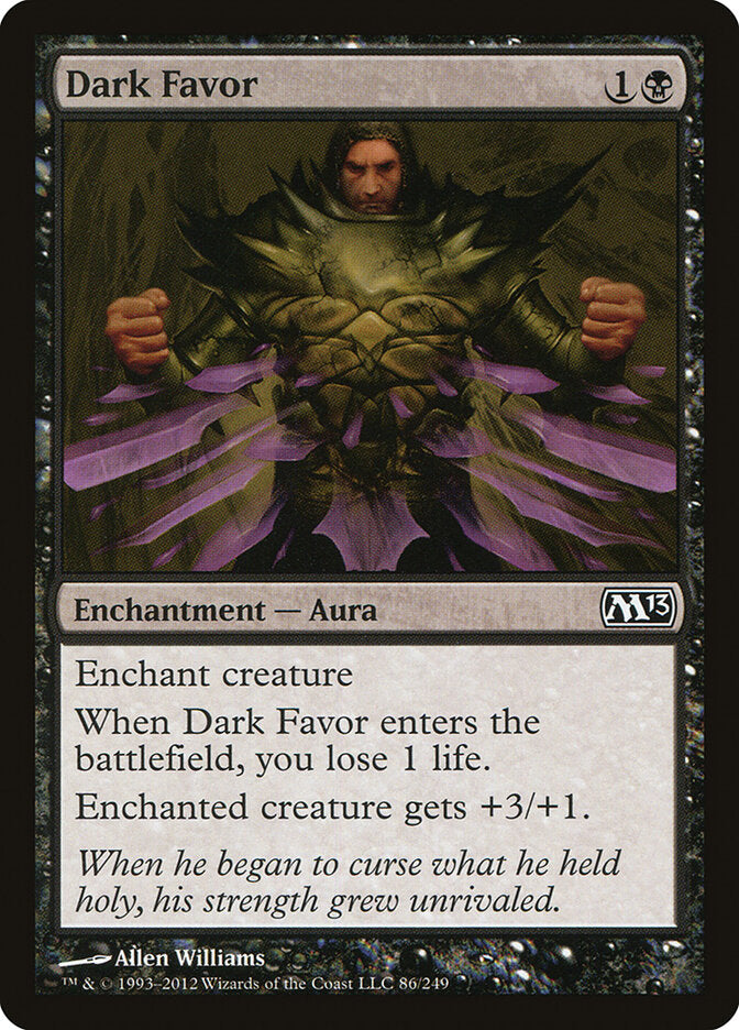 Proteção Sombria / Dark Favor - Magic: The Gathering - MoxLand