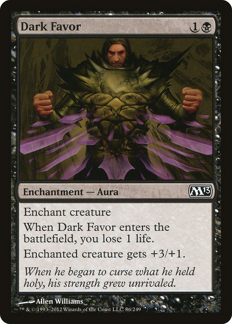 Proteção Sombria / Dark Favor - Magic: The Gathering - MoxLand