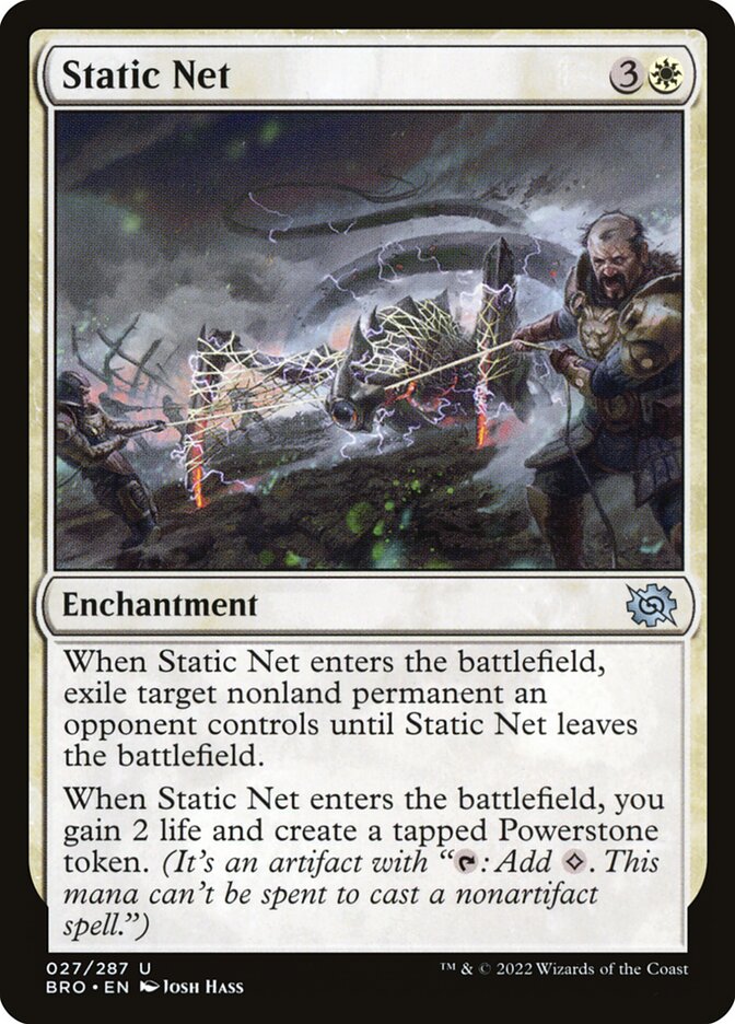 Rede Estática / Static Net - Magic: The Gathering - MoxLand