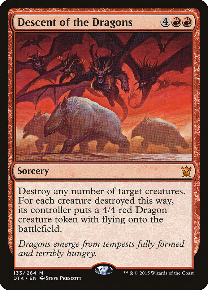 Descenso dos Dragões / Descent of the Dragons - Magic: The Gathering - MoxLand