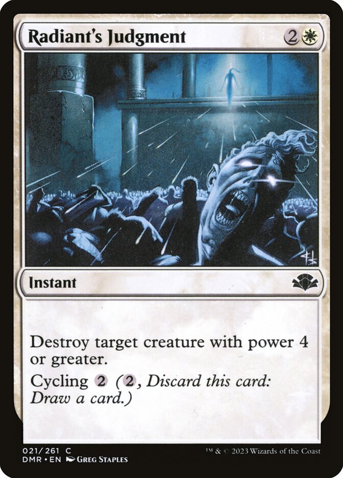 Julgamento de Radiante / Radiant's Judgment - Magic: The Gathering - MoxLand