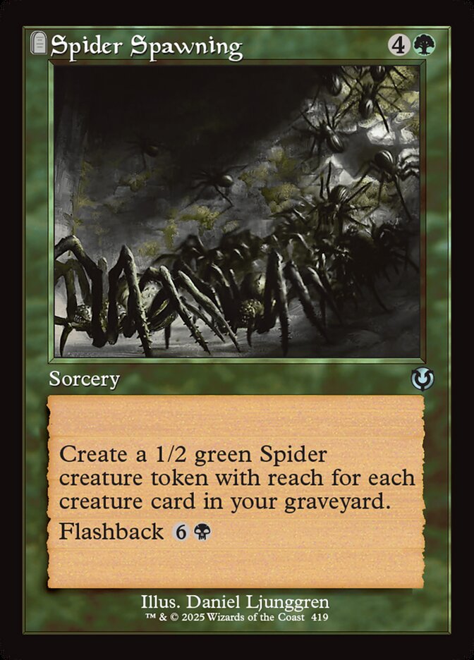 Procriação de Aranha / Spider Spawning - Magic: The Gathering - MoxLand