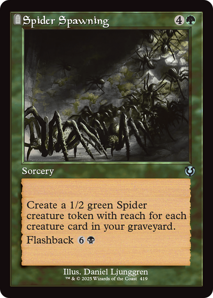 Procriação de Aranha / Spider Spawning - Magic: The Gathering - MoxLand