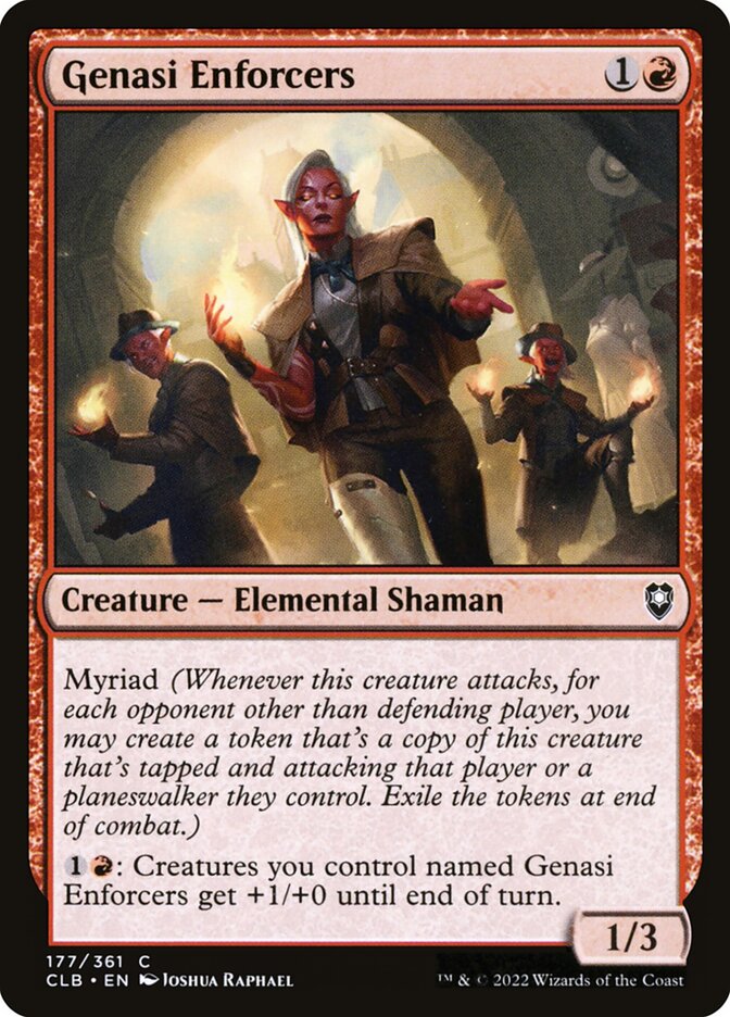 Impositores Genasi / Genasi Enforcers - Magic: The Gathering - MoxLand