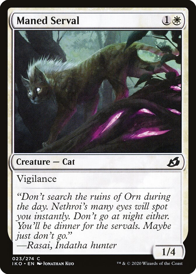 Serval-de-crina / Maned Serval - Magic: The Gathering - MoxLand