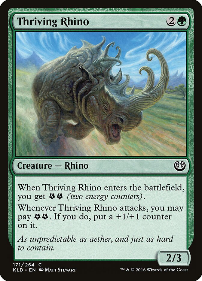 Rinoceronte Vigoroso / Thriving Rhino - Magic: The Gathering - MoxLand