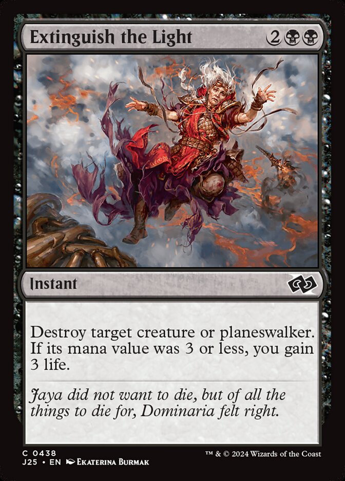Extinguir a Luz / Extinguish the Light - Magic: The Gathering - MoxLand