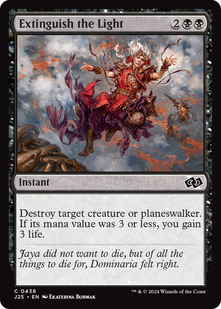 Extinguir a Luz / Extinguish the Light - Magic: The Gathering - MoxLand
