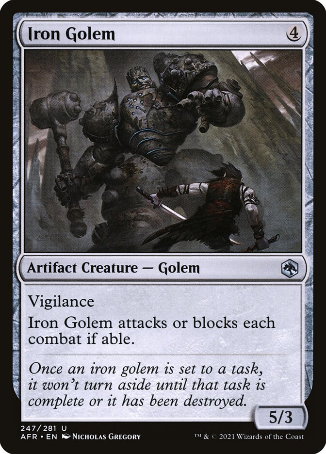 Golem de Ferro / Iron Golem - Magic: The Gathering - MoxLand
