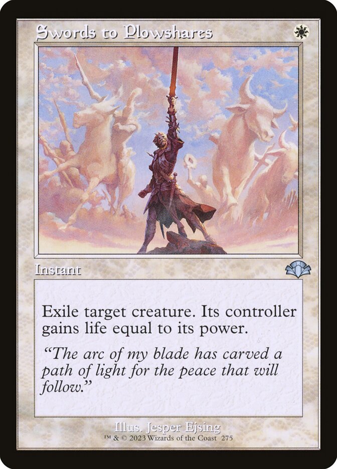 Espadas em Arados / Swords to Plowshares - Magic: The Gathering - MoxLand