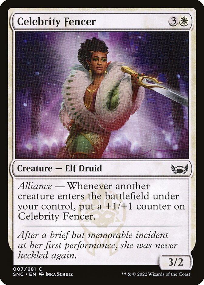 Esgrimista Célebre / Celebrity Fencer - Magic: The Gathering - MoxLand