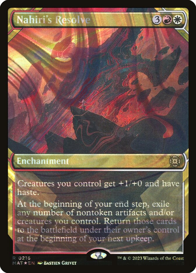 Determinação de Nahiri / Nahiri's Resolve - Magic: The Gathering - MoxLand