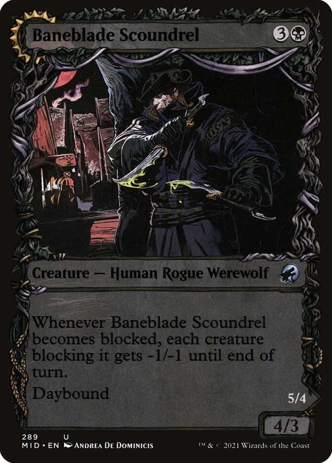 Patife da Lâmina Maléfica / Baneblade Scoundrel - Magic: The Gathering - MoxLand