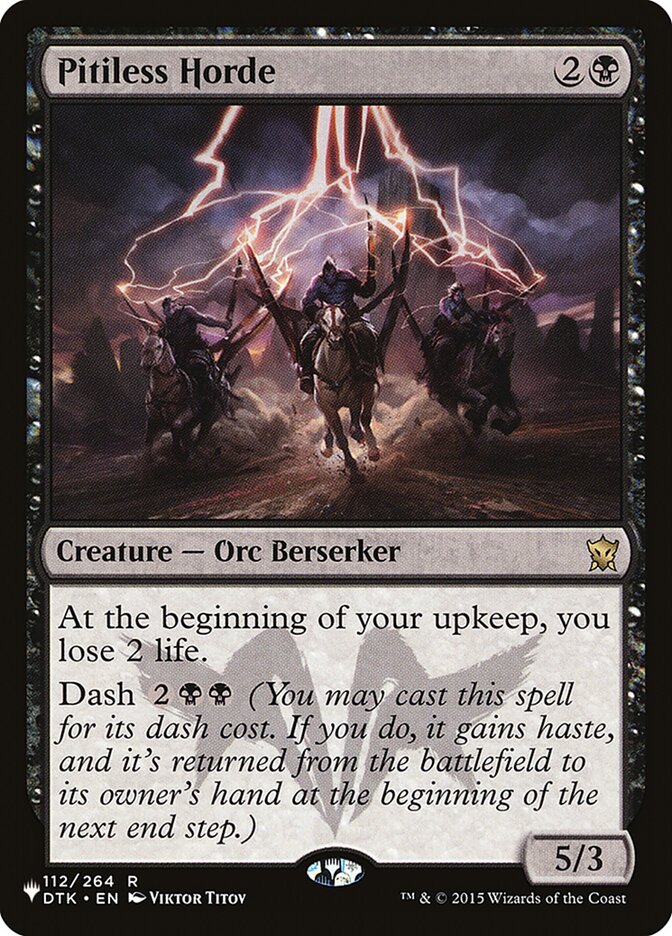 Horda Impiedosa / Pitiless Horde - Magic: The Gathering - MoxLand