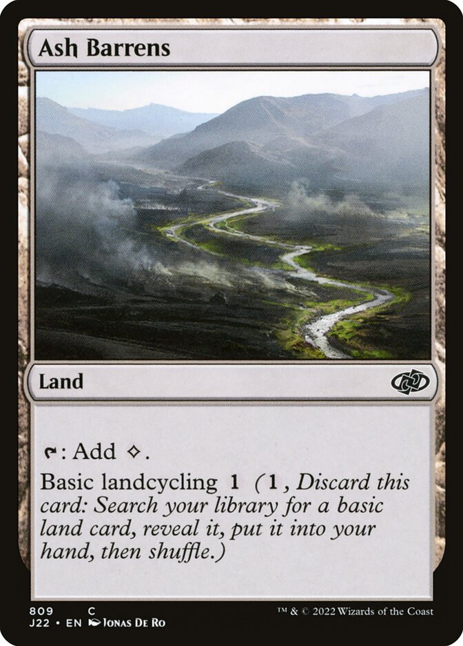Desolação Fumegante / Ash Barrens - Magic: The Gathering - MoxLand