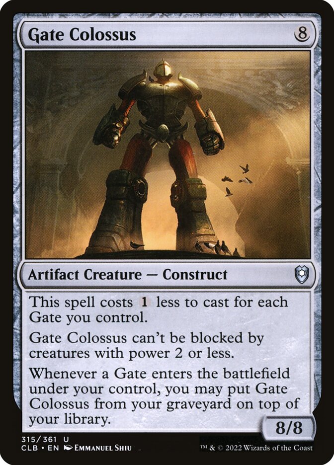 Colosso do Portão / Gate Colossus - Magic: The Gathering - MoxLand