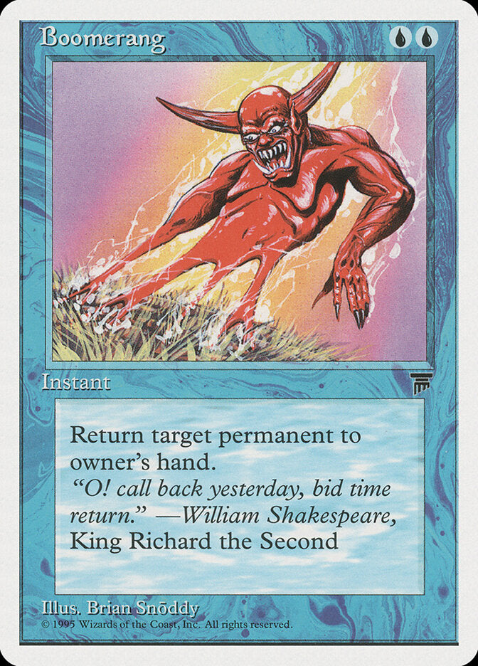 Bumerangue / Boomerang - Magic: The Gathering - MoxLand