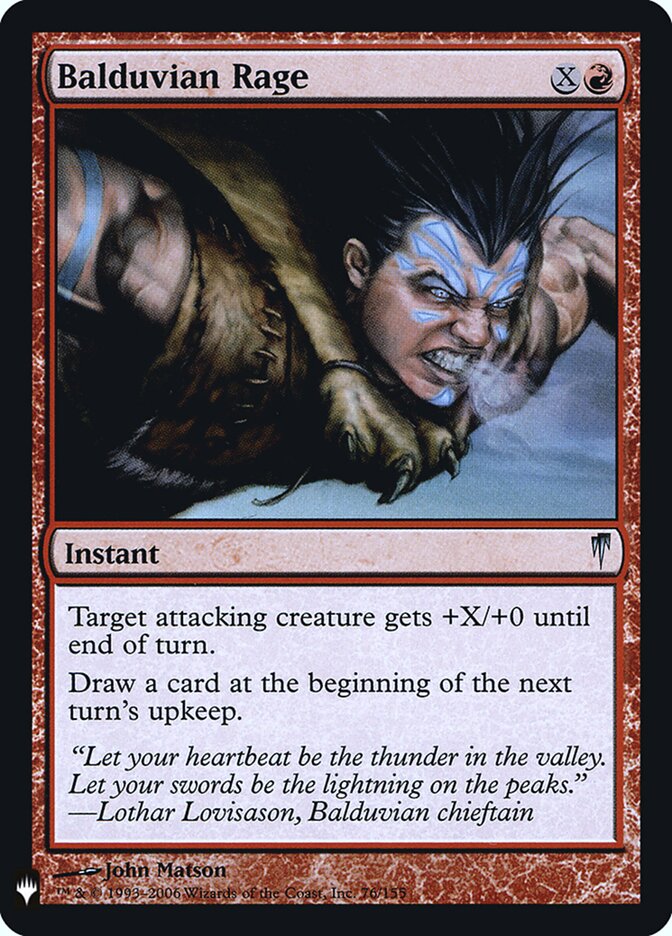 Fúria Balduviana / Balduvian Rage - Magic: The Gathering - MoxLand