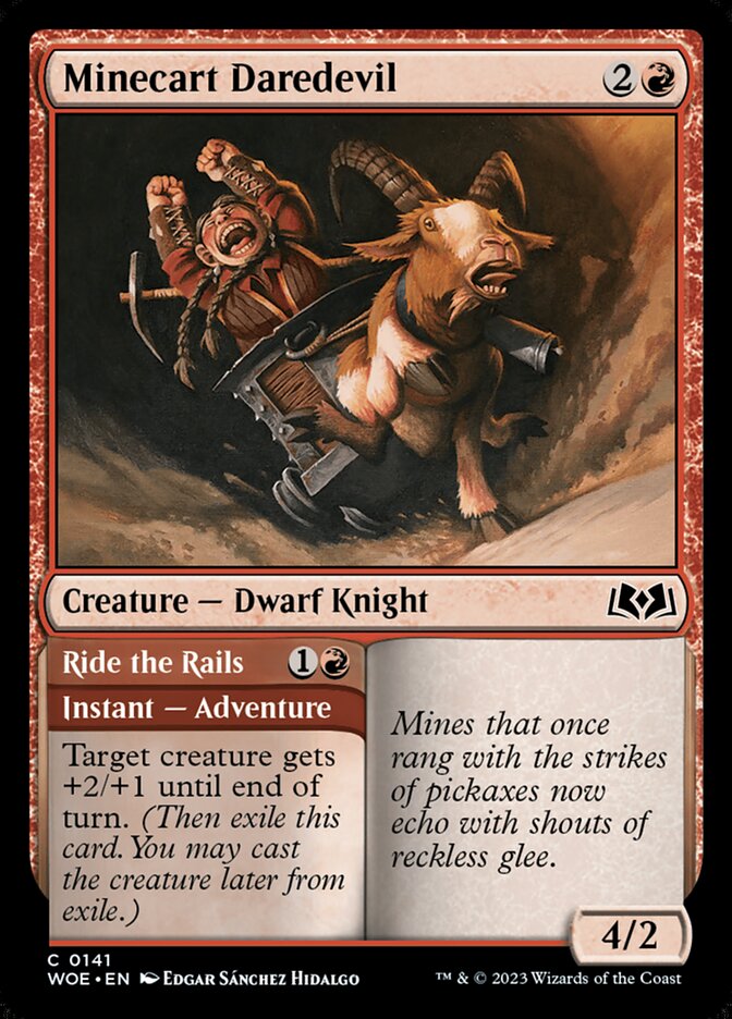 Destemida do Carrinho da Mina / Minecart Daredevil - Magic: The Gathering - MoxLand