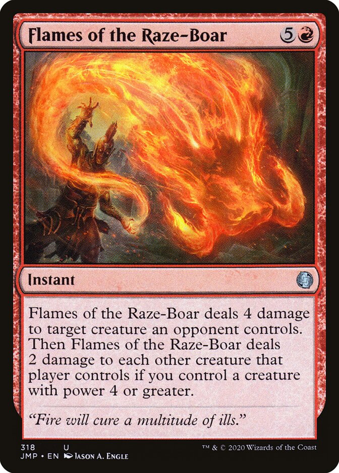 Chamas do Javali Arrasador / Flames of the Raze-Boar - Magic: The Gathering - MoxLand