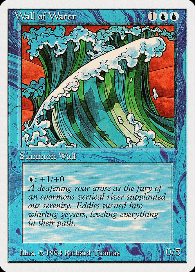 Barreira de Água / Wall of Water - Magic: The Gathering - MoxLand